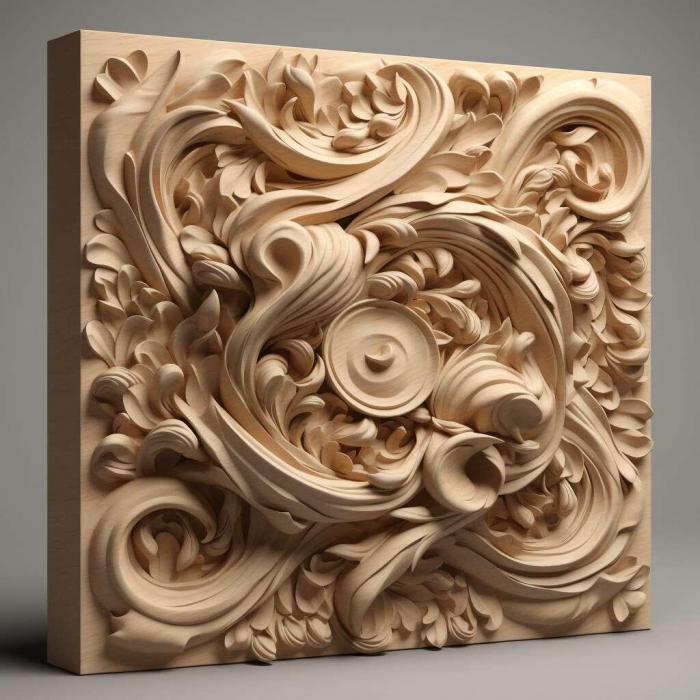 نموذج ثلاثي الأبعاد لآلة CNC 3D Art 